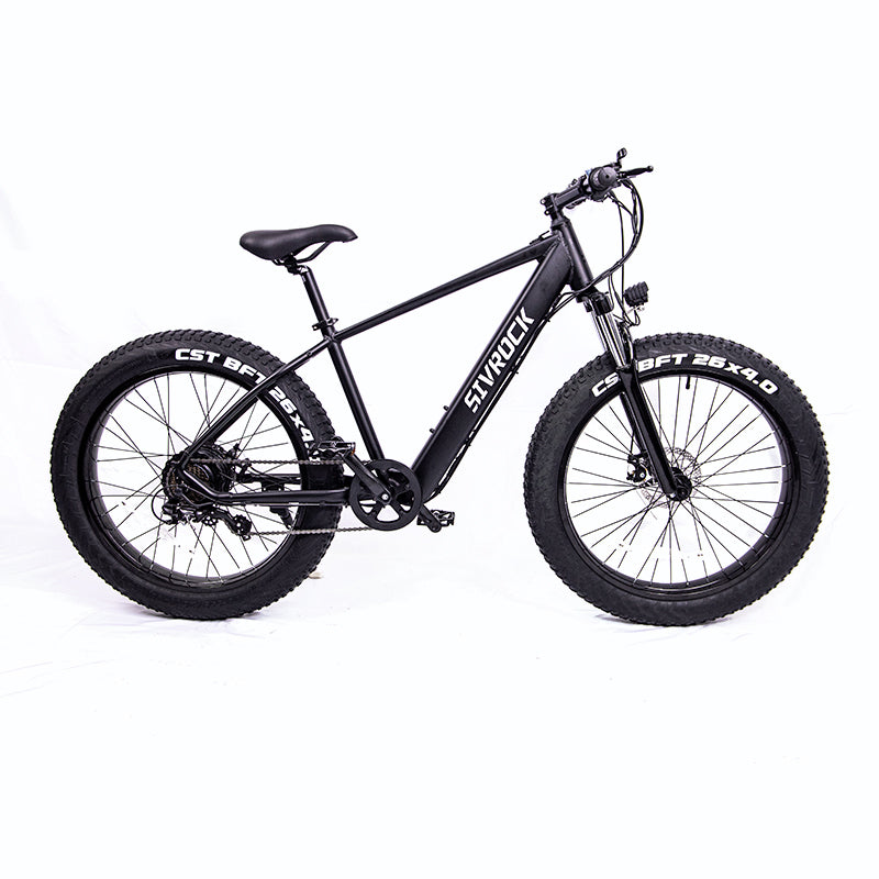 BEST E-BIKE Sivrock Electric Bike 26'' Fat Tire 1000W Motor 48V 15Ah Large Battery Mountain E-Bike Shimano 7-Speed, FREE SHIPPING